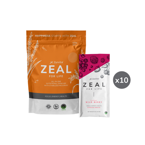 Zeal – Wild Berry – 10 single-serve packets